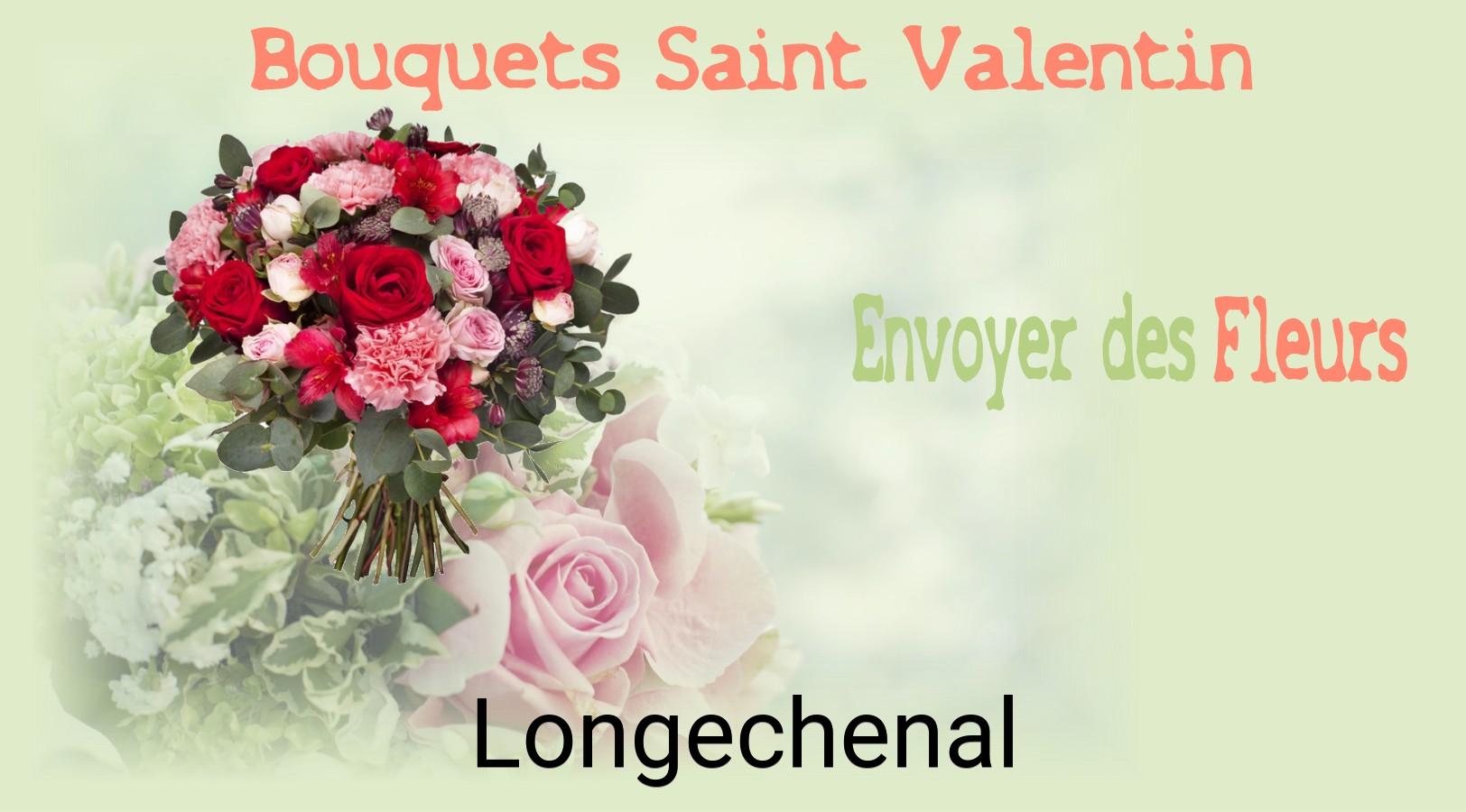 Roses de Saint-Valentin livrées à Longechenal